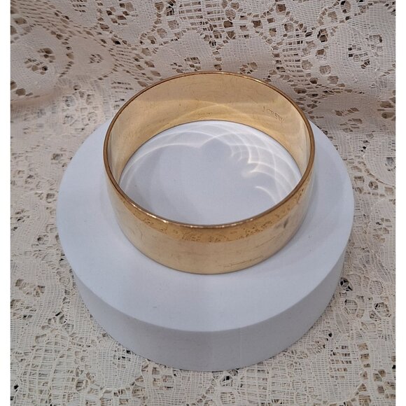 J.Crew Gold-Toned Wide Bangle Bracelet - Picture 4 of 5